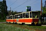 21.08.2017: Tatra T6A5 bogievogntog med nr. 7909 og 7910 på vejen Žitná ved stoppestedet Hečkova.