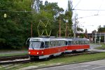 21.08.2017: Tatra T3P bogievogntog med nr. 7789 og 7790 på Karloveská på vej ind i sløjfen på endestationen Karlova Ves.