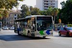 03.10.2016: Mercedes-Benz Citaro standardbus nr. 085 på Plaça d’Espanya.