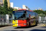 03.10.2016: Transabus Balear standardbus nr. 22 af typen Irisbus Crossway ved opkørslen fra Estació Intermodal på Carrer del Marquès de la Fontsanta.