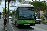 14.01.2016: Van Hool New A308 lavgulvsbus nr. 5287 på Calle Fomento ved Intercambiador i Santa Cruz.