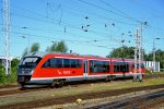 19.07.2016: Desiro VT nr. 642 048 på Rostock Hbf på linje RB11 til Wismar.