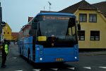 17.06.2016: BAT Scania/Vest Contrast bus nr. 742 i krydset mellem Pilegade og Vestergade i Allinge på en af ekstraturene på linje 2 under Folkemødet.