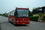 17.06.2016: Scania/DAB Facelift bussen “Trisse” på Vestergade i Allinge.