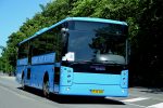 19.06.2016: Volvo B12M/Vest Contrast bussen “Jette” fra Svaneke-Nexø Bustrafik på Haslevej ved Nordskoven i Rønne.