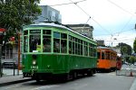 05.05.2016: Milano Peter Witt vogn nr. 1814 fra 1928 i design fra 1930-1970erne på endestationen på 17th Street i Castro kvarteret.