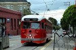 05.05.2016: Vogn nr. 1061 på endestationen på 17th Street i Castro kvarteret.