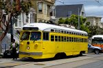 05.05.2016: PCC-vogn nr. 1063 på endestationen på 17th Street i Castro kvarteret.