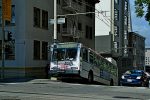 27.04.2016: Electric Transit 14TrSF trolleybus nr. 5541 på Sacramento Street ved Mason Street.