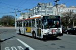 01.05.2016: Electric Transit 14TrSF trolleybus nr. 5458 på Cabrillo Street lige ved endestationen.