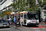 03.05.2017: Electric Transit 14TrSF trolleybus nr. 5540 på Market Street ved Powell Station.