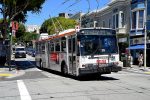 03.05.2017: Electric Transit 14TrSF trolleybus nr. 5471 på Fillmore Street ved Sacramento Street.