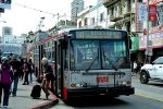 04.05.2016: Electric Transit 14TrSF trolleybus nr. 5448 på Stockton Street i Chinatown.