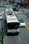 04.05.2016: Electric Transit 14TrSF trolleybus nr. 5461 på Stockton Street på vej under California Street.