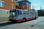 01.05.2016: Electric Transit 14TrSF trolleybus nr. 5509 på endestationen på hjørnet af La Playa Street og Cabrillo Street.
