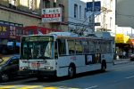 01.05.2016: Electric Transit 14TrSF trolleybus nr. 5539 på Stockton Street i Chinatown.