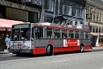03.05.2017: Electric Transit 14TrSF trolleybus nr. 5496 på Sutter Street mellem Kearny Street og Grant Avenue.