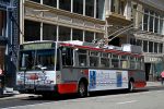 03.05.2017: Electric Transit 14TrSF trolleybus nr. 5547 på Sutter Street mellem Kearny Street og Grant Avenue.