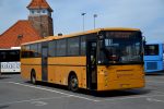 15.06.2017: BAT Scania/Vest Contrast bus nr. 738 ved færgeterminalen på Rønne Havn.