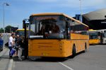 15.06.2017: BAT Scania/Vest Contrast bus nr. 738 på en gennemgående linje 7 ved færgeterminalen på Rønne Havn.