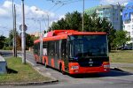 21.08.2017: Škoda 31Tr SOR ledtrolleybus nr. 6826 på hjørnet af Kazanská og Dvojkrížna.