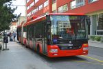 22.08.2017: Škoda 31Tr SOR ledtrolleybus nr. 6803 ved endestationen ved Nemocnica sv. Michala (Sankt Michaels Hospital) på Cintorínska i det centrale Bratislava.