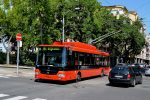 23.08.2017: Škoda 30Tr SOR trolleybus nr. 6003 i krydset mellem Žilinská og Stefanovičova.