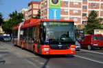 23.08.2017: Škoda 31Tr SOR ledtrolleybus nr. 6853 på Šancová ved Trnavské mýto.