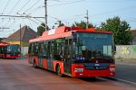 22.08.2017: Škoda 30Tr SOR trolleybus nr. 6018 på endestationen på Rádiová.