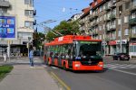 22.08.2017: Škoda 30Tr SOR trolleybus nr. 6026 på hjørnet af Svätoplukova og Záhradnícka.