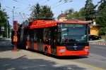 22.08.2017: Škoda 31Tr SOR trolleybus nr. 6814 på Búdková.