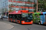22.08.2017: Škoda 30TrDG SOR duobus nr. 6108 med allerede sænkede stænger kort før Autobusová stanica (busstationen).