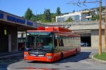 20.08.2017: Škoda 30Tr SOR trolleybus nr. 6005 på endestationen ved Národný onkologický ústav (Det nationale Øjeninstitut).