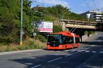20.08.2017: Škoda 31Tr SOR ledtrolleybus nr. 6866 på Limbová under jernbanebroen ved stoppestedet Pri Suchom Mlyne.