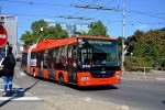 23.08.2017: Škoda 31Tr SOR ledtrolleybus nr. 6870 på Kollárovo námestie.
