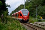 18.08.2017: FLIRT togsæt på linje RE9 på vej ind på trinbrættet Prora Ost.