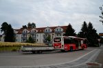 18.08.2017: Bus med cykeltrailer ved Bahnhof Ostseebad Binz.