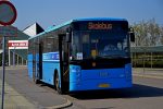 30.04.2018: BAT Scania/Vest Contrast bus nr. 740 på busterminalen i Aakirkeby.