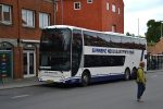 14.06.2018: Scania/Berkhof Axial bus fra Svaneke-Nexø Bustrafik i Snellemark ved Det Røde Pakhus i Rønne.
