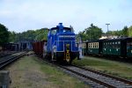 05.06.2018: PRESS' MaK diesellokomotiv nr. 363 029-9 fra 1960 på sporterrænnet i Putbus.