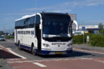 13.06.2019: Scania OmniExpress bus fra Svaneke-Nexø Bustrafik på Finlandsvej lige før Færgeterminalen i Rønne.