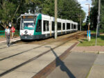 21.08.2019: Siemens Combino XL nr. 415 ved stoppestedet Bisamkiez.