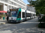 21.08.2019: Siemens Combino nr. 401 ved  endestationen på Platz der Einheit.