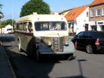 02.09.2009: Veteranbussen fra De Bornholmske Jernbaner på vej op ad Snellemark i Rønne på vej ud på sin sidste tematur.