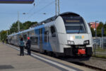 19.09.2020: ODEG Desiro tog nr. 4746 307/807 på Bahnhof Ostseebad Binz - samt en lille sludder mellem DB servicepersonale og ODEG togpersonale.