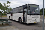 24.06.2021: Volvo B7R/Volvo 8700 bussen “Lene” fra Aakirkeby Turist- og Selskabskørsel på busterminalen i Aakirkeby.