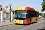 27.09.2021: Scania/Castrosua Magnus.E CNG bus nr. 2056 på Carrer del Marquès de la Fontsanta ved Plaça d’Espanya i Palma.