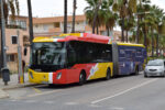 22.09.2021: Scania/Castrosua Magnus.E CNG ledbus nr. 13220 på Bulevar de Peguera i Peguera.