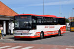 17.06.2022: Mercedes Benz Integro bus fra Jan-Ole’s Turisttrafik ved færgeterminalen på Rønne Havn.