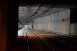 09.05.2022: Tunnelstrækningen set fra Sant Martí de Provençals i retning mod Besòs.